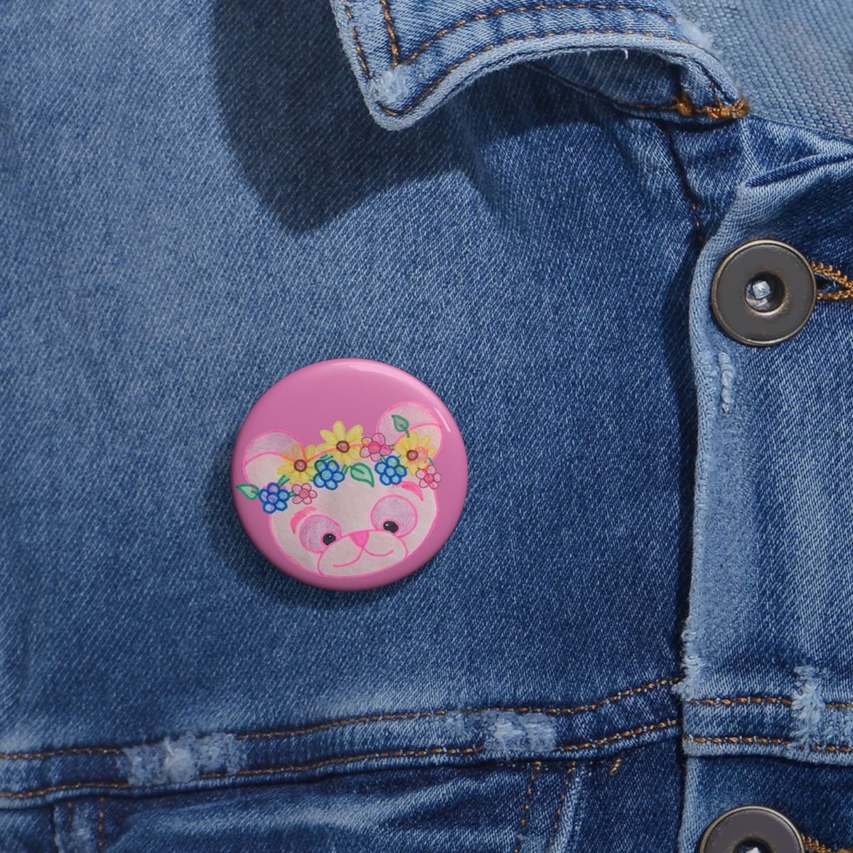 Natural Bear Crafts Pin